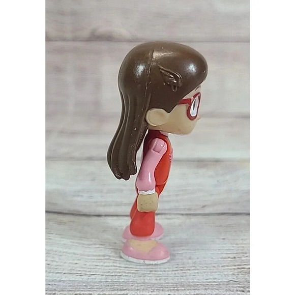 PJ Mask Amaya Owlette Unmasked Action Figure Character Just Play Red Pink 3" - Picture 3 of 5